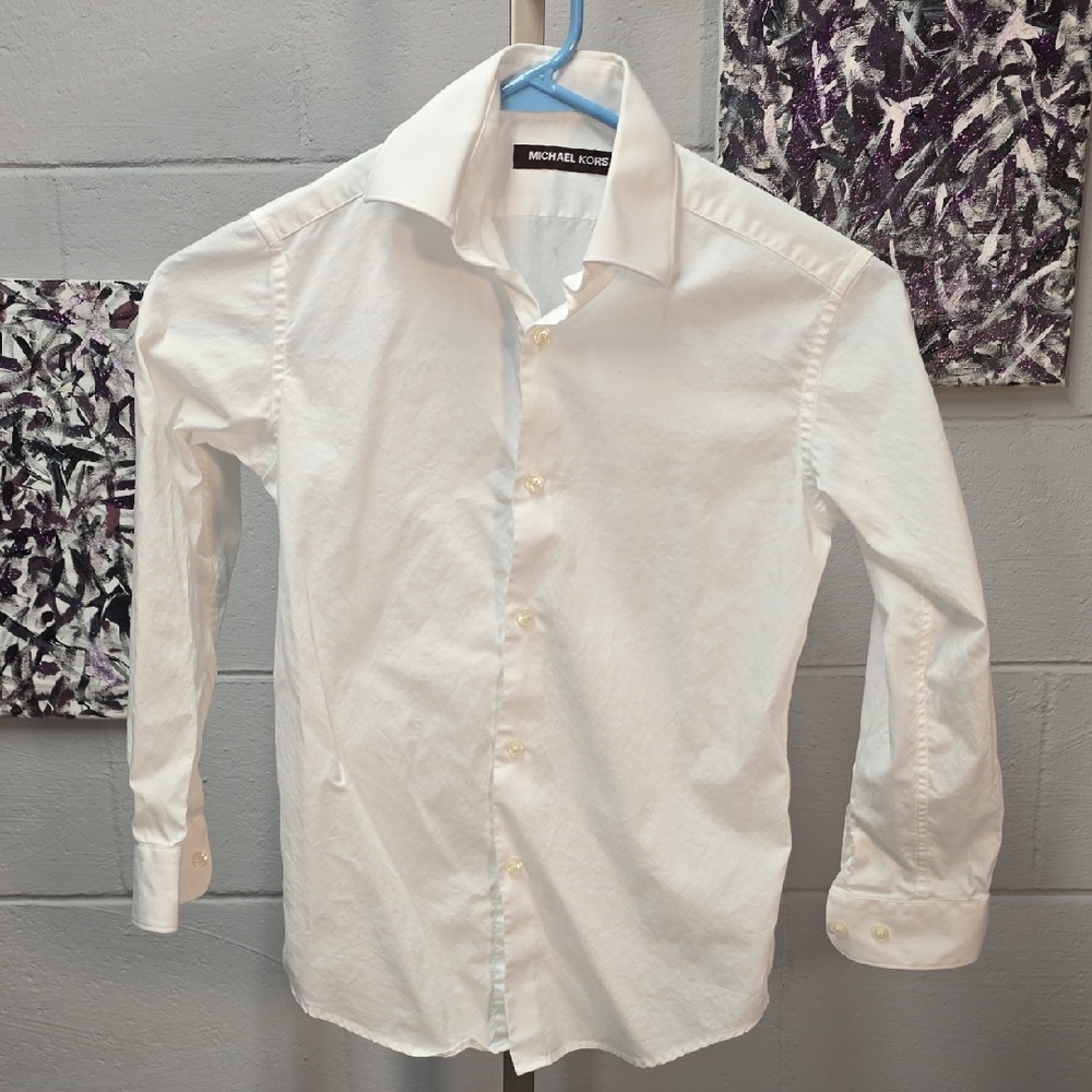 Kids Michael Kors Elegant White Dress Shirt